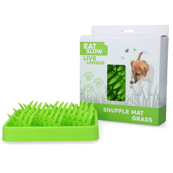 Hračka pro psy - Eat Slow Live Longer Snuffle Mat Grass