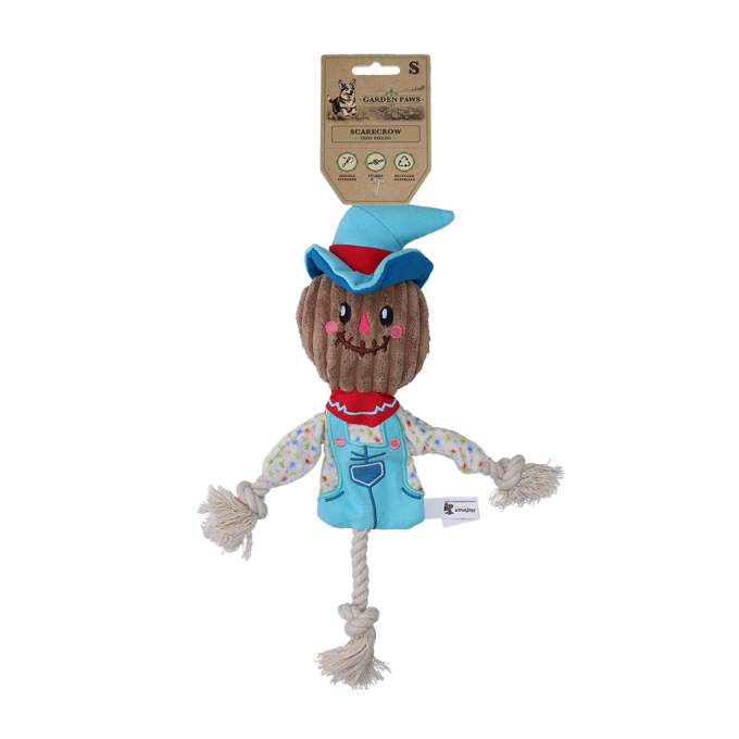 Hračka pro psy - Garden Paws Scarecrow Calvin Crow S