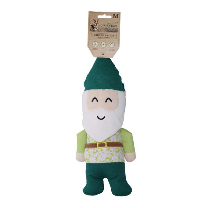 Hračka pro psy - Garden Paws Garden Gnome Gentle George M