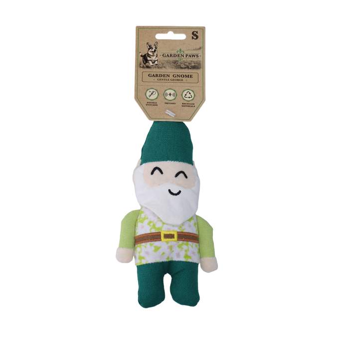 Hračka pro psy - Garden Paws Garden Gnome Gentle George S