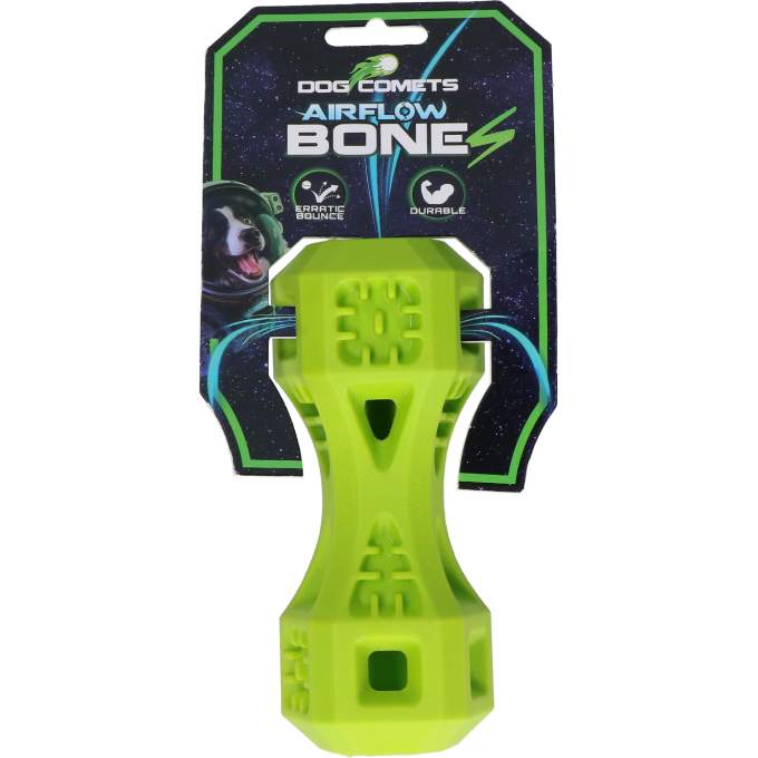 Hračka pro psy - Dog Comets Airflow Bone Green S