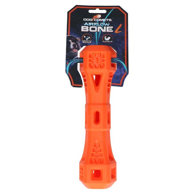Hračka pro psy - Dog Comets Airflow Bone Orange L
