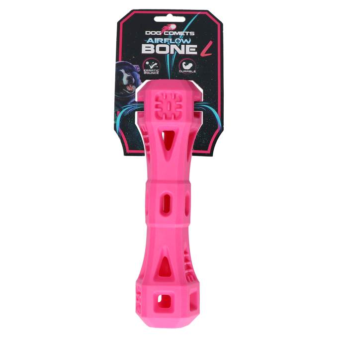 Hračka pro psy - Dog Comets Airflow Bone Pink L
