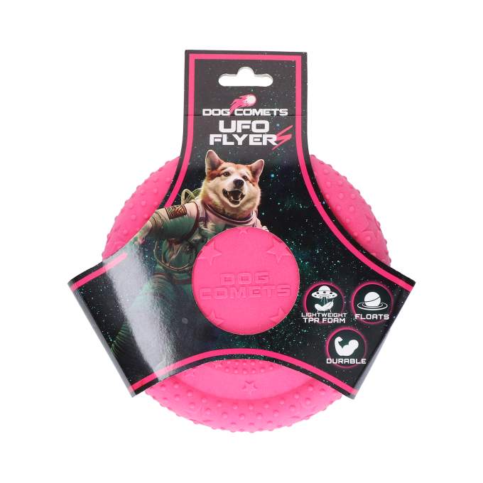 Hračka pro psy - Dog Comets UFO Flyer Pink S