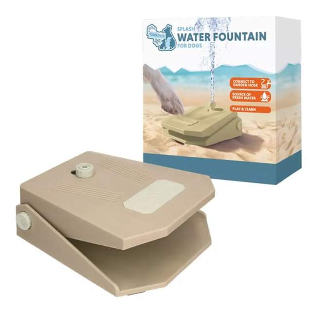 Hračka pro psy - Coolpets Splash Water Fountain Beige