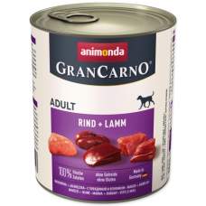 Konzerva Animonda Gran Carno Hovězí + Jehněčí 800g