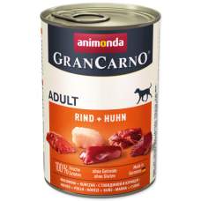 Konzerva Animonda Gran Carno Hovězí + Kuřecí 400g