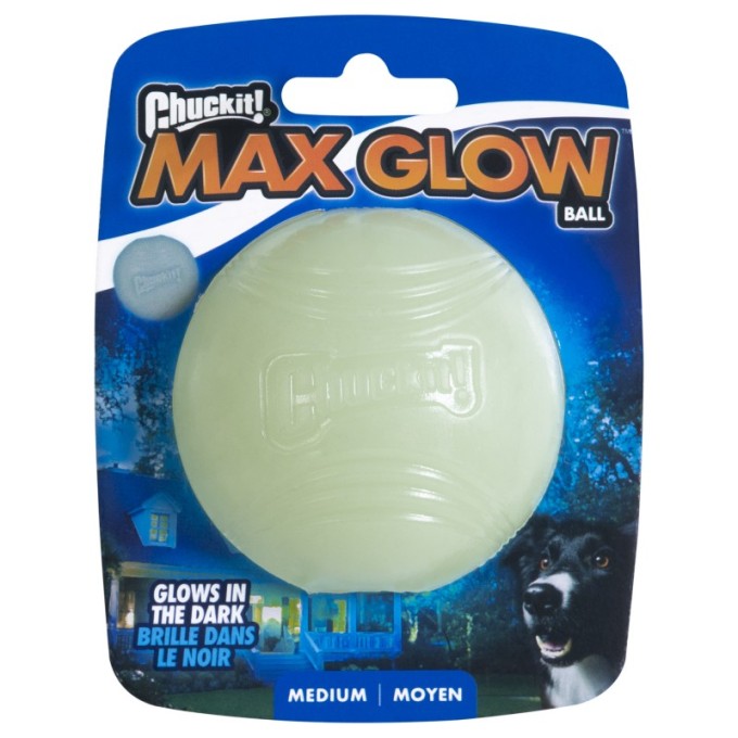 Chuckit Max Glow M 6cm, 1ks