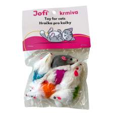 Jofi myš barevná 6ks, 1bal