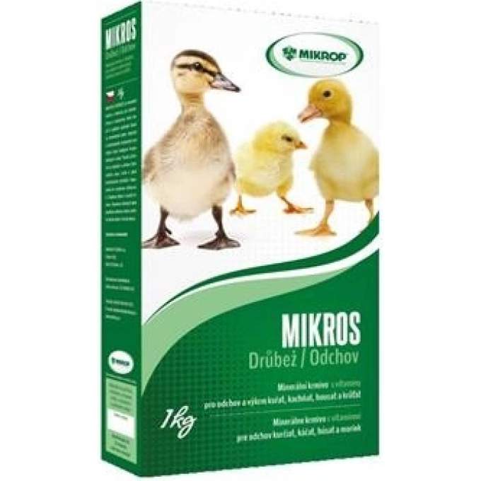 Mikros Drůbež/Odchov s vitamíny 1 kg