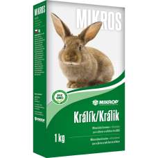 Mikros Králík Krmivo s vitamíny a minerály 1 kg