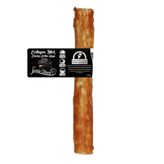 Výběrové kolagenové tyčinky s kuřetem XL 22*2.5 cm