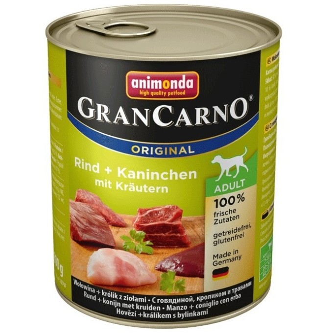 Animonda Gran Carno Adult Králík & bylinky 800 g