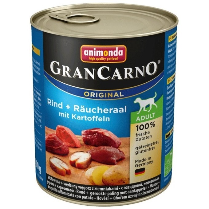 Animonda Gran Carno Adult uzený úhoř & brambory 400 g
