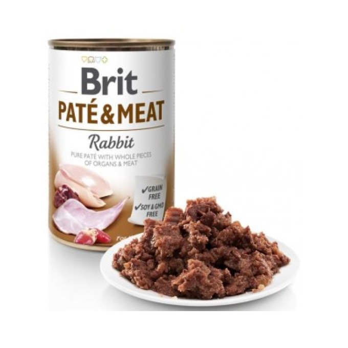Brit Paté & Meat konz. Rabbit 400g