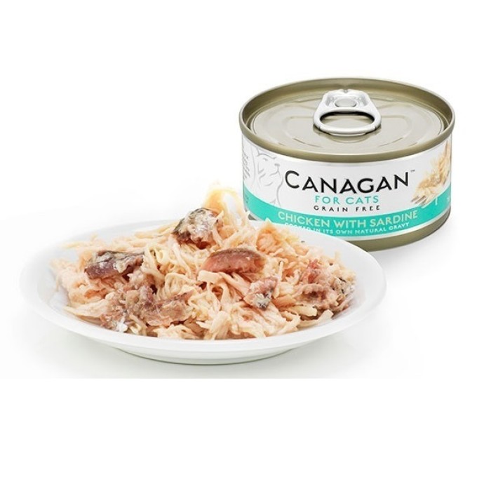 Canagan Cat konzerva Kuře a sardinky 75 g