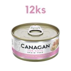 Canagan Cat konzerva Kuřecí se šunkou 12 x 75 g