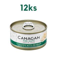 Canagan Kuřecí mořská ryba 12 x 75 g