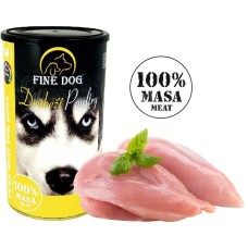 Fine Dog konz. drůbeží 100% masa 1200g