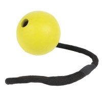 Floating - odolný plovoucí míč na šňůře pro psy, L, 8 cm