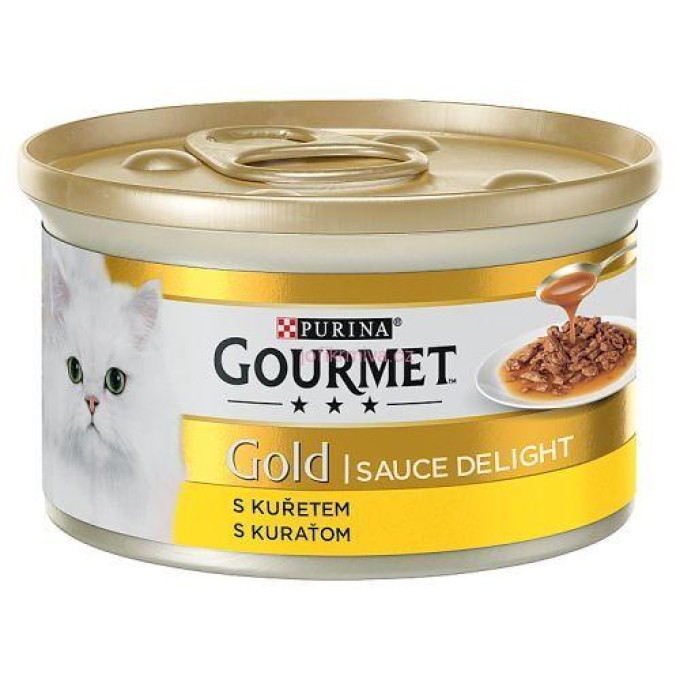 Gourmet gold kuře ve šťavnaté omáčce 24 x 85 g