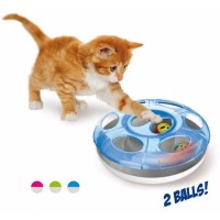 Hračka pro kočky plastová UFO 25x8 cm