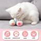 Cat musicball - zvukový a blikající míček pro kočky modrý