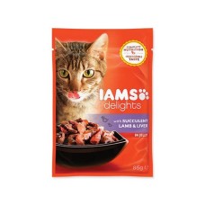 IAMS Cat delights lamb & liver in jelly 85 g