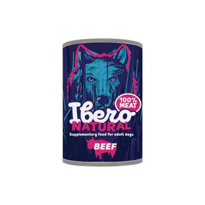 Ibero Natural Dog Adult Beef - 1200g