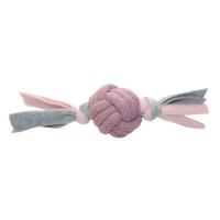 Little Rascals Fleecy Ball - hračka pro štěňata a malé psy růžová