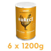 Louie konz. pro psy kuřecí s rýží 6x1200 g