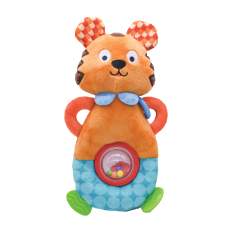 Malí rošťáci Cheeky Tiger s chrastítkem