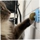Míč na stěnu Catnip Ball – hračka s šantou kočičí pro kočky, modrá