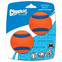 Míčky Ultra Ball gumové CHUCKIT! 2 ks - MEDIUM (6,5 cm)
