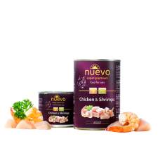 Nuevo kočka adult Kuřecí a krevety konzerva 400g