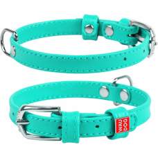 Obojek WauDog Glamour XS 12mm, 21-29cm, tyrkysová