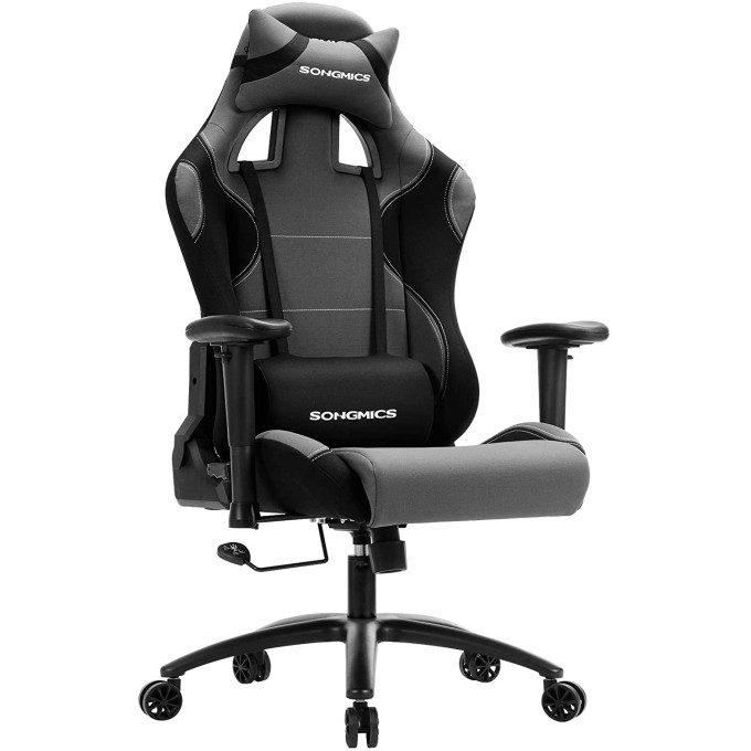 Racing kancelářská/herní židle černá/šedá