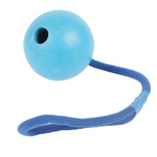Rope ball - odolný míč na šňůře pro psy, L, 7,5 cm