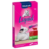 Vitakraft Cat Liquid-Snack hovězí a inulin