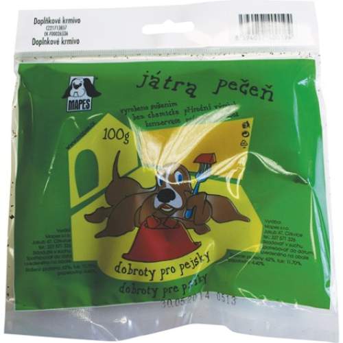 Pochoutka sušená MAPES játra 100 g