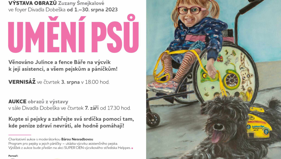 UMĚNÍ PSŮ - charitativní výstava a aukce