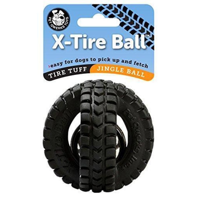 X-tire míč s rolničkou pro aktivní žvýkače, 8,5 cm